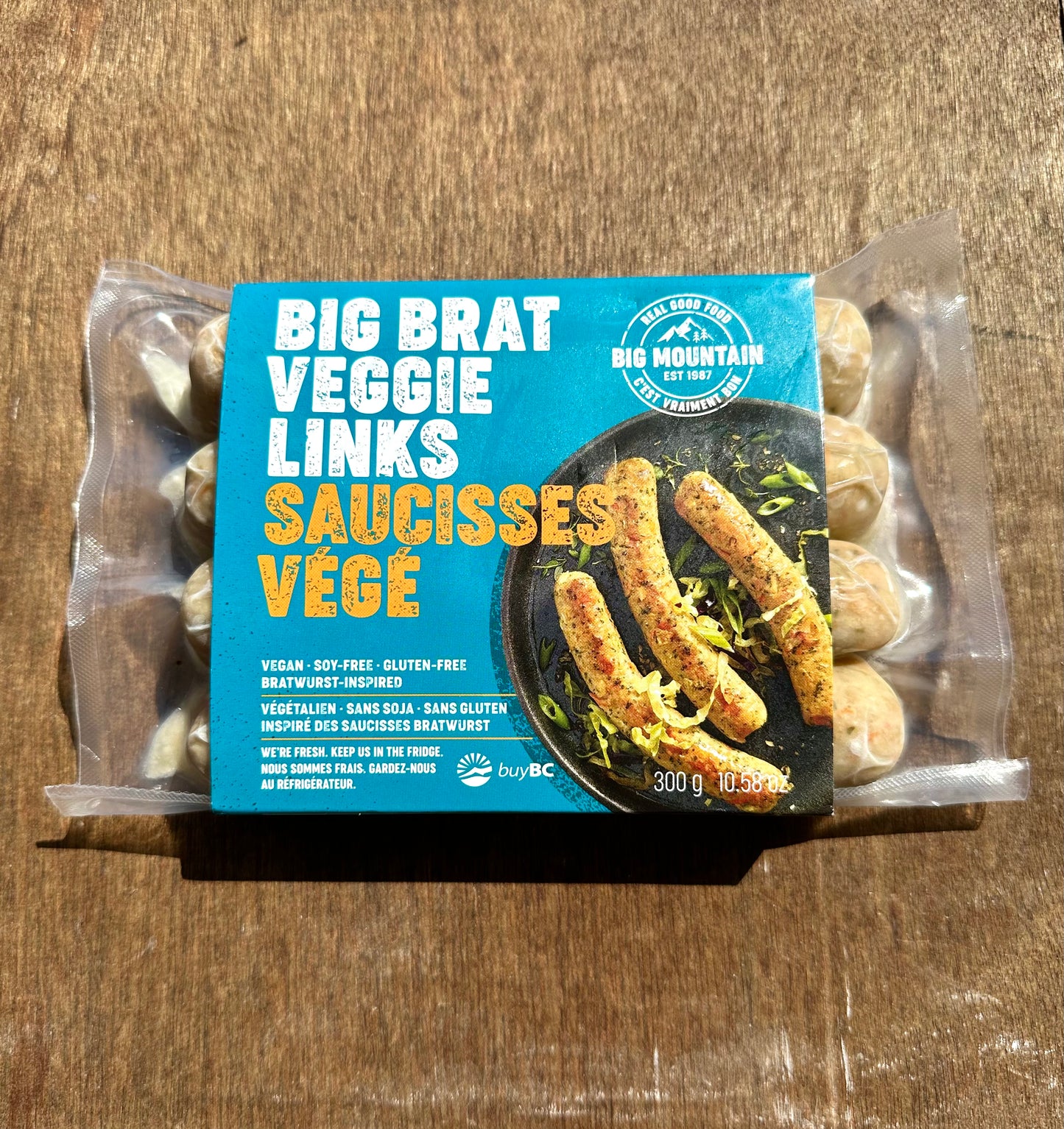 Big Brat Veggie Links By Big Mountain (4/pkg)