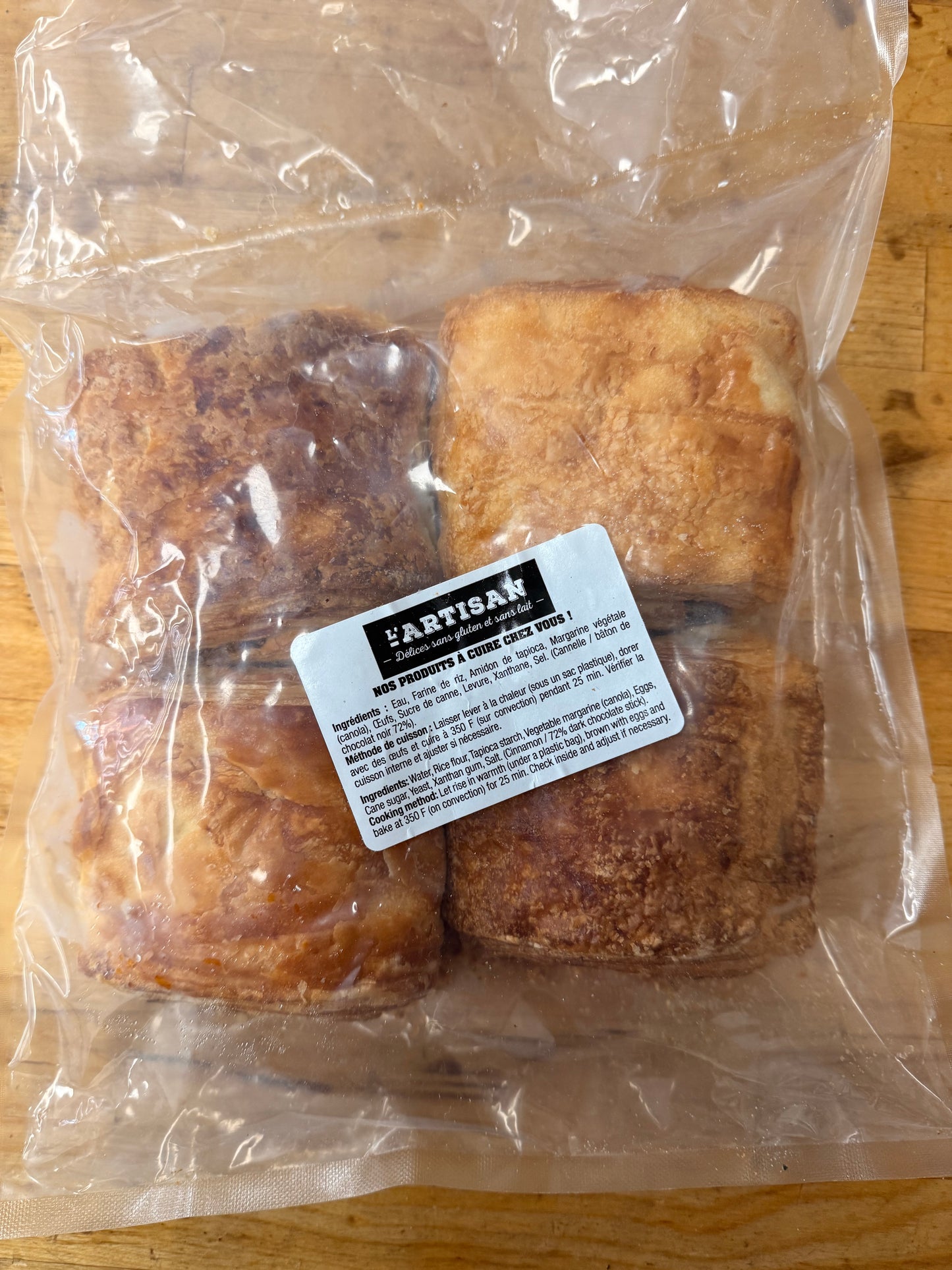 Frozen Chocolat croissant DF (Pack of 4) By L'Artisan