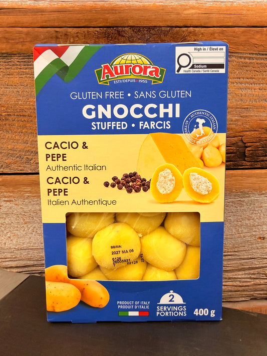 Cacio & pepe Stuffed Gnocchi by Aurora