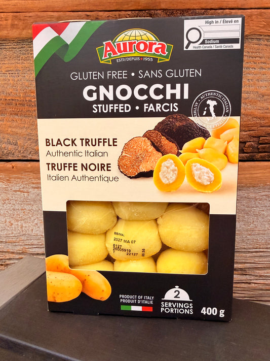 Black truffle Stuffed Gnocchi by Aurora