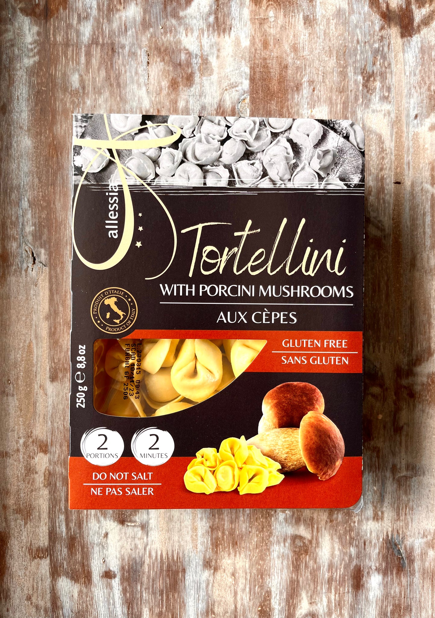 Tortellini With Porcini Mushrooms (on special for exp.date)