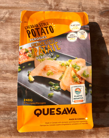 Potato & Cheddar Style Perogies By Quesava (240g)