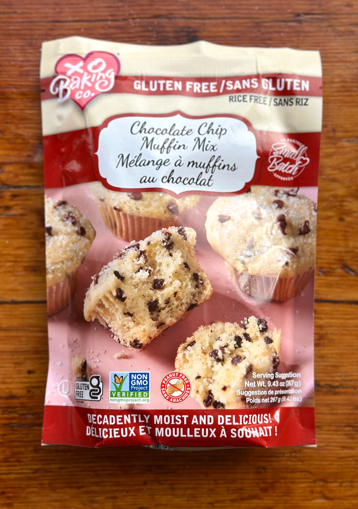 Chocolate Chip Muffin Mix By XO Baking