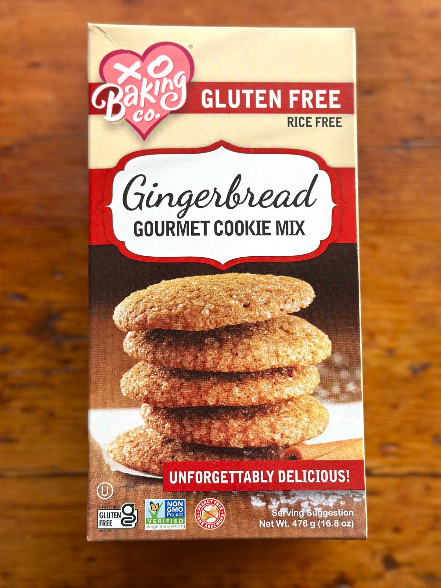 Gingerbread Cookie Mix By XO Baking