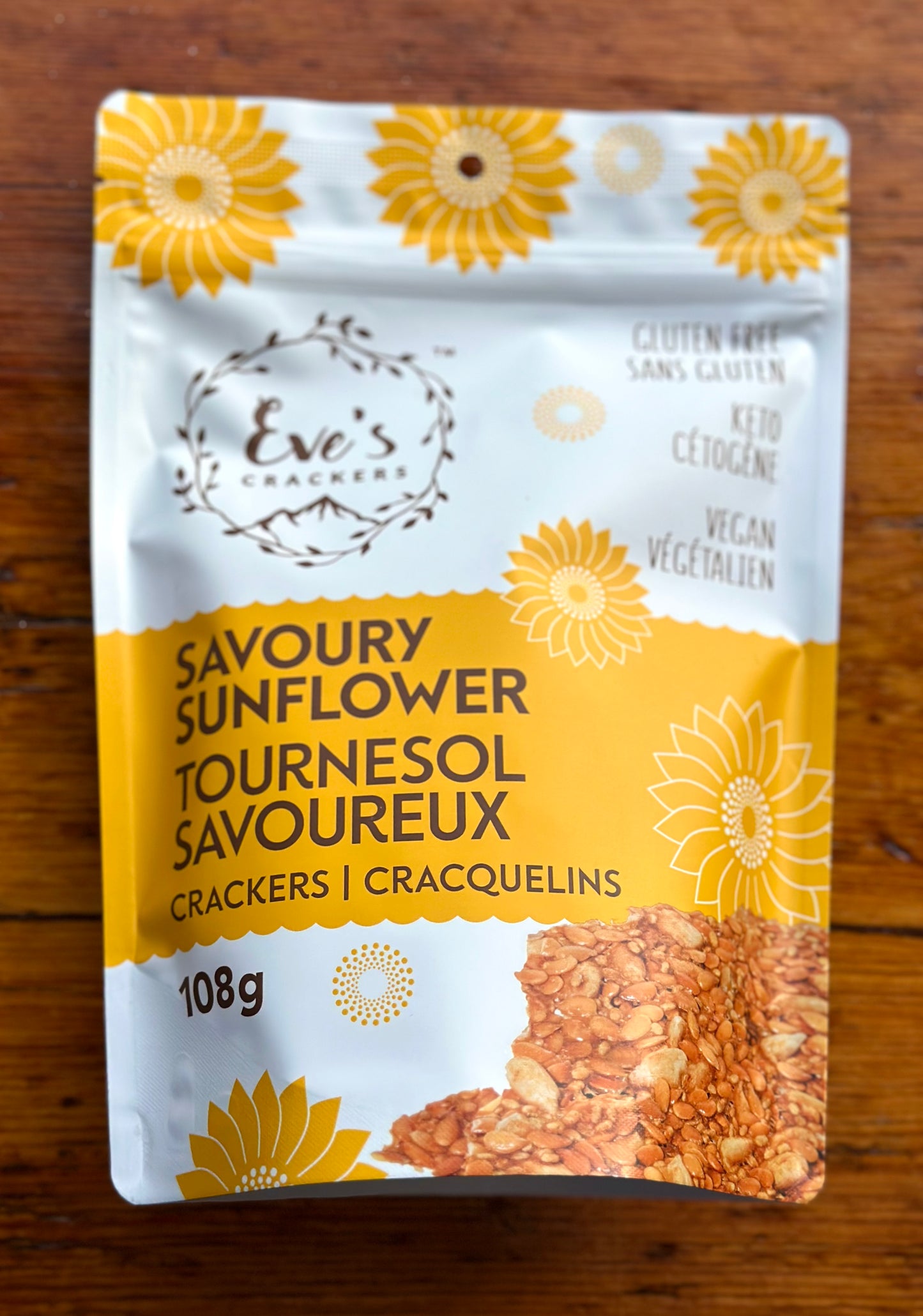 Savoury Sunflower By Eve’s Crackers