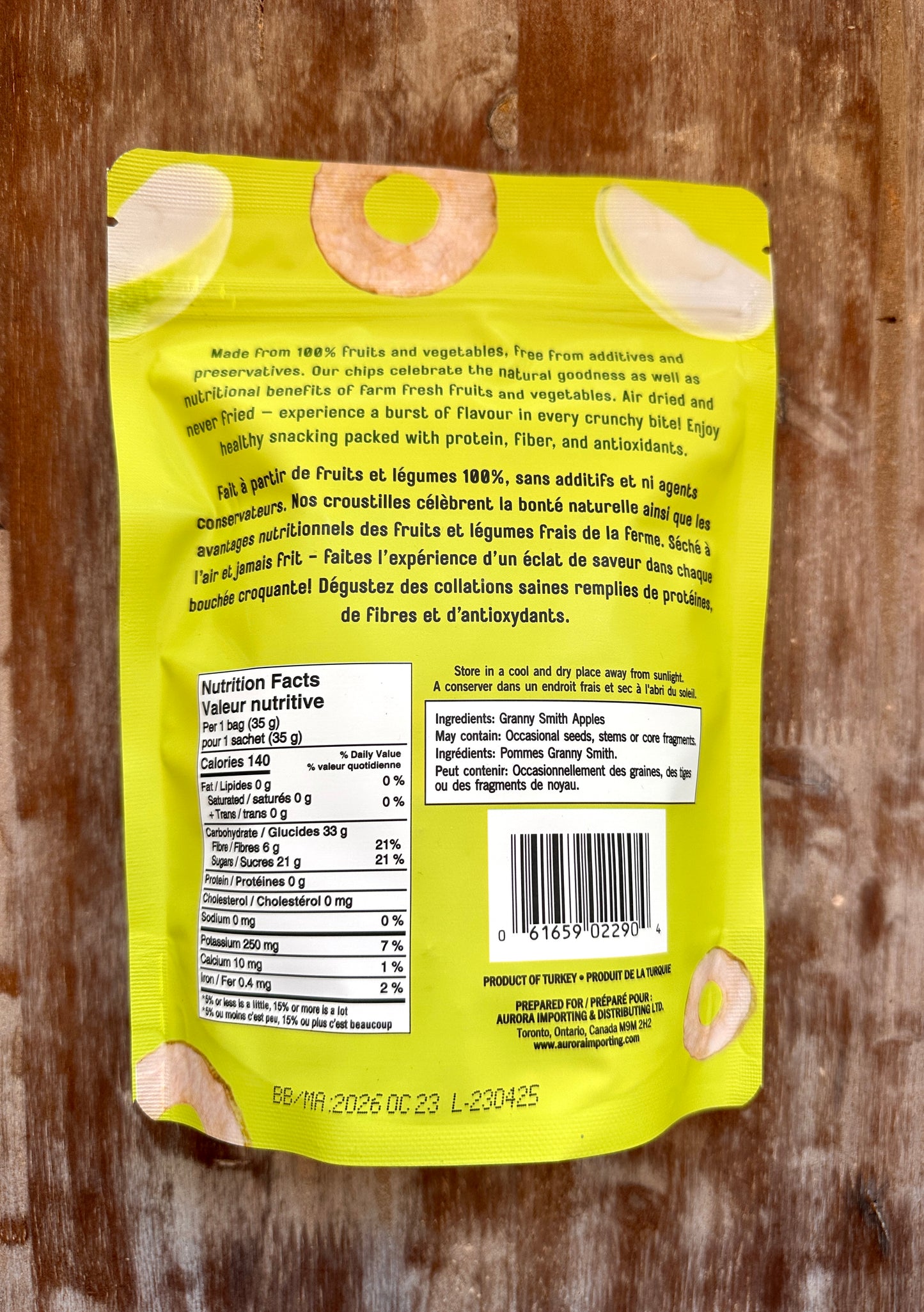 Granny Smith Mela Chips By Aurora