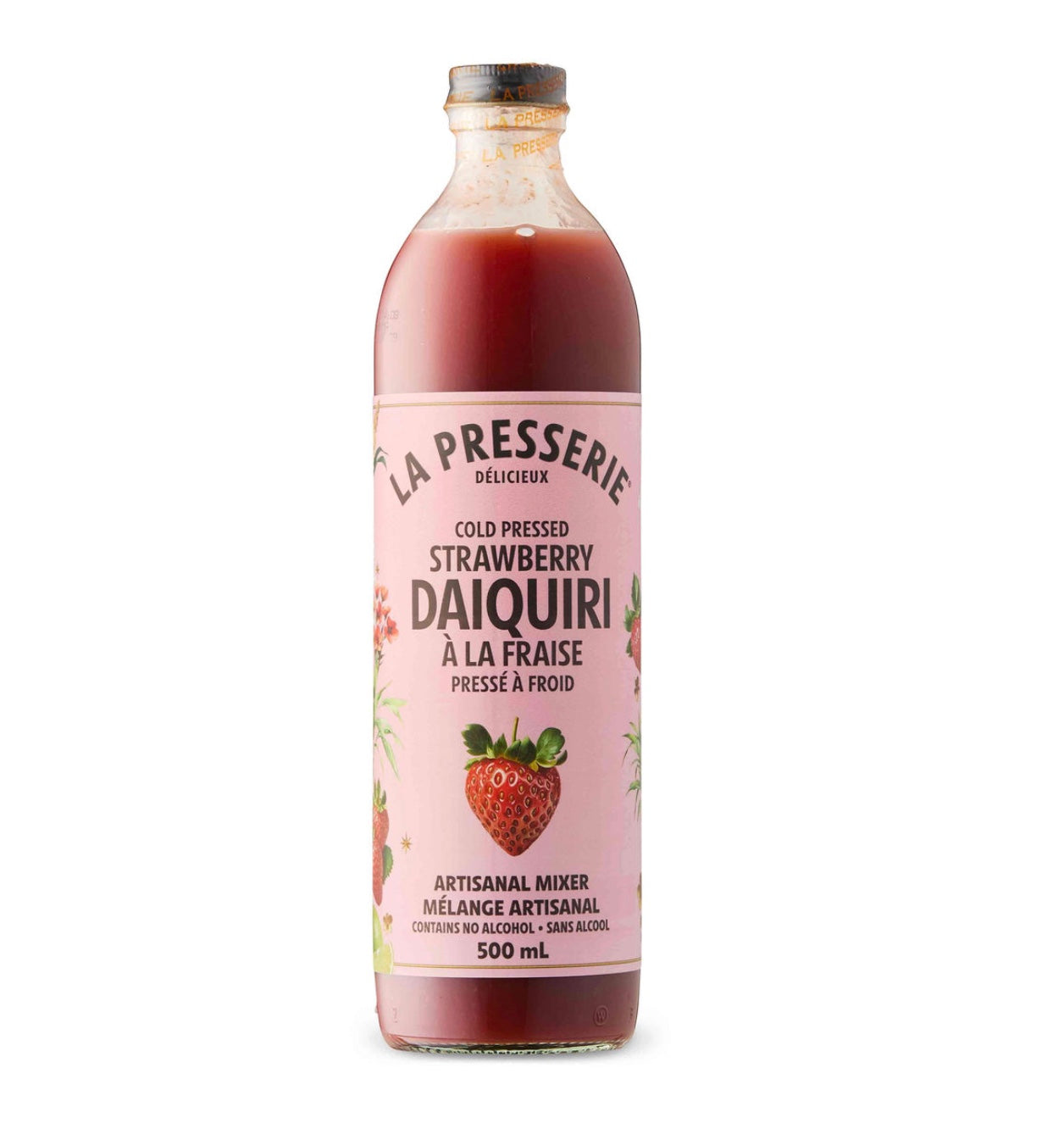 Cold Pressed Strawberry Daiquiri Mixer - 500ml