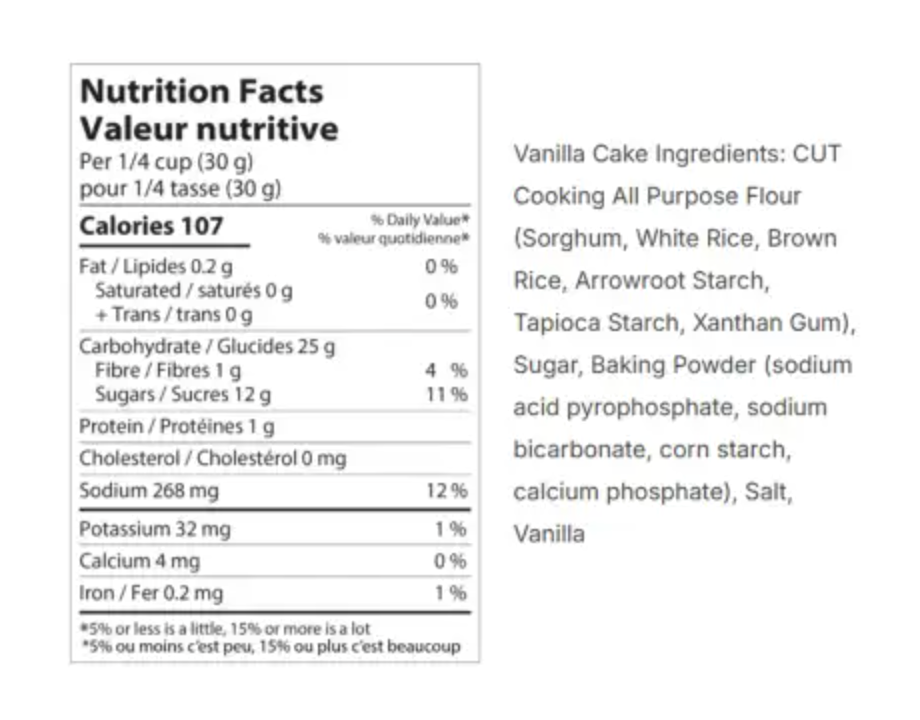 Vanilla Cake Mix By Cut Cooking
