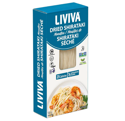 Dried Shirataki Noodles With Oat Fibre By Liviva
