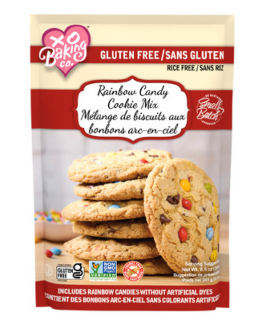 Rainbow Candy Cookie Mix By XO Baking