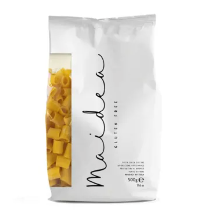 Mezze Maniche Rigate Gluten Free Pasta By Maidea