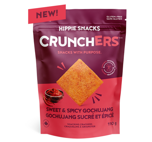 Sweet & Spicy Gochujang Crunchers By Hippie Snacks