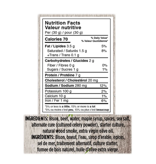 Buff Original Bison snack sticks (twin pack)
