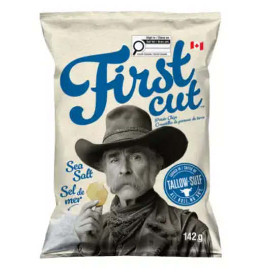 Firstcut Potato Chips Sea Salt 142g - Canadian Owned