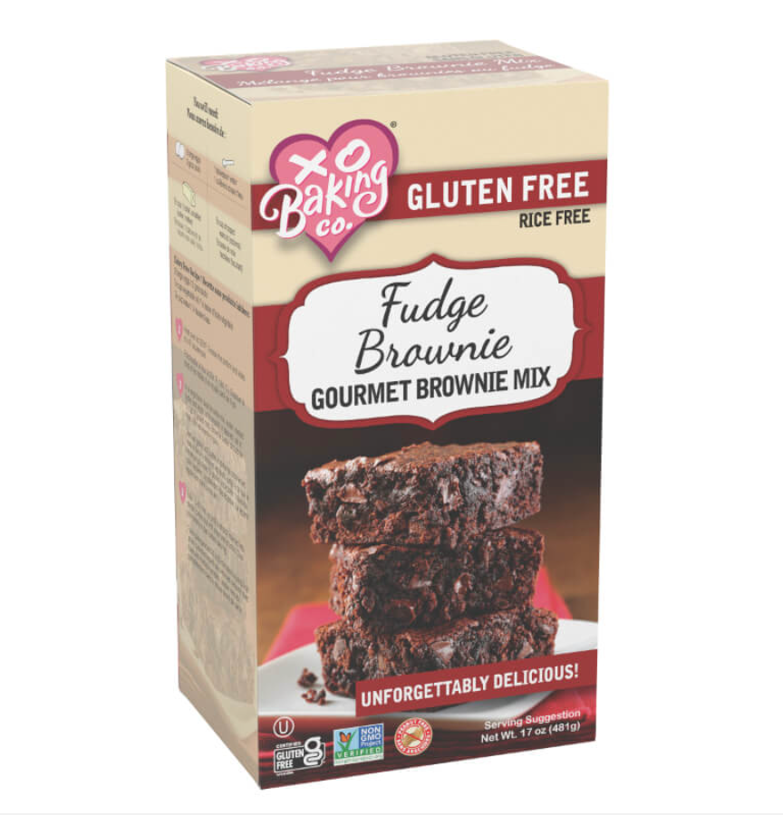 Fudge Brownie Mix By XO Baking (481gr)