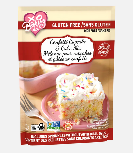 Confetti Cupcake and cake mix by XO Baking
