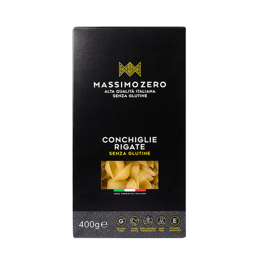 Conchiglie Rigate pasta shape by Massimo Zero