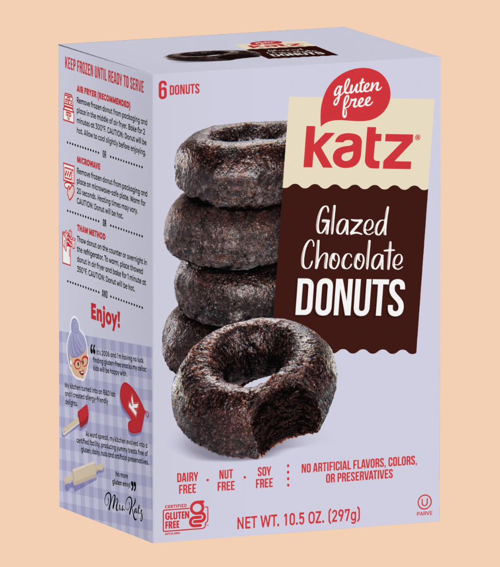 Glazed Chocolate Donuts By Katz