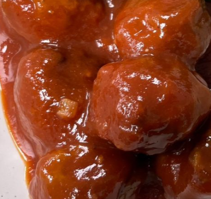 Sweet and Sour Meatballs with Sauce (12 in a Container)