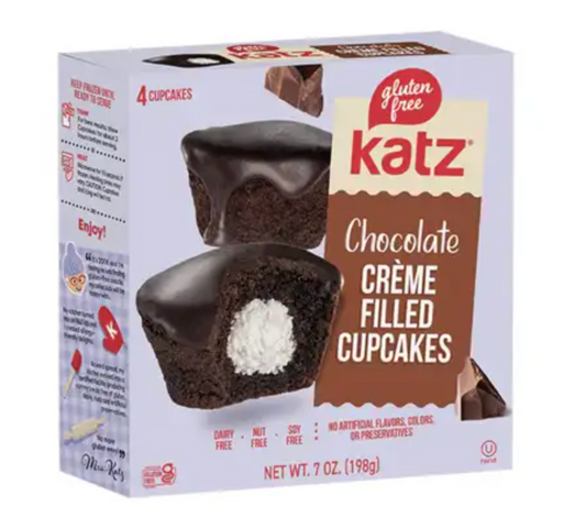 Crème Filled Chocolate Cupcakes By Katz
