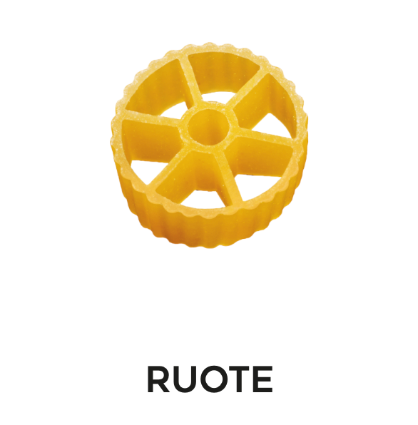 Ruote pasta shape by Massimo Zero