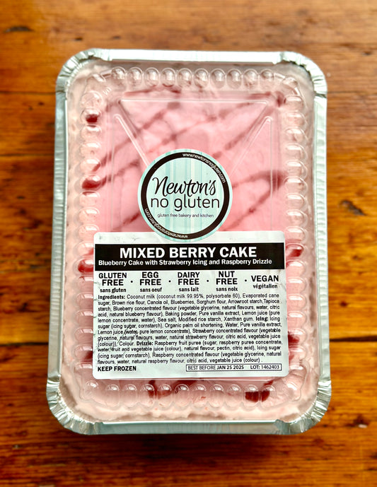 Mixed Berry Cake By Newton's No Gluten