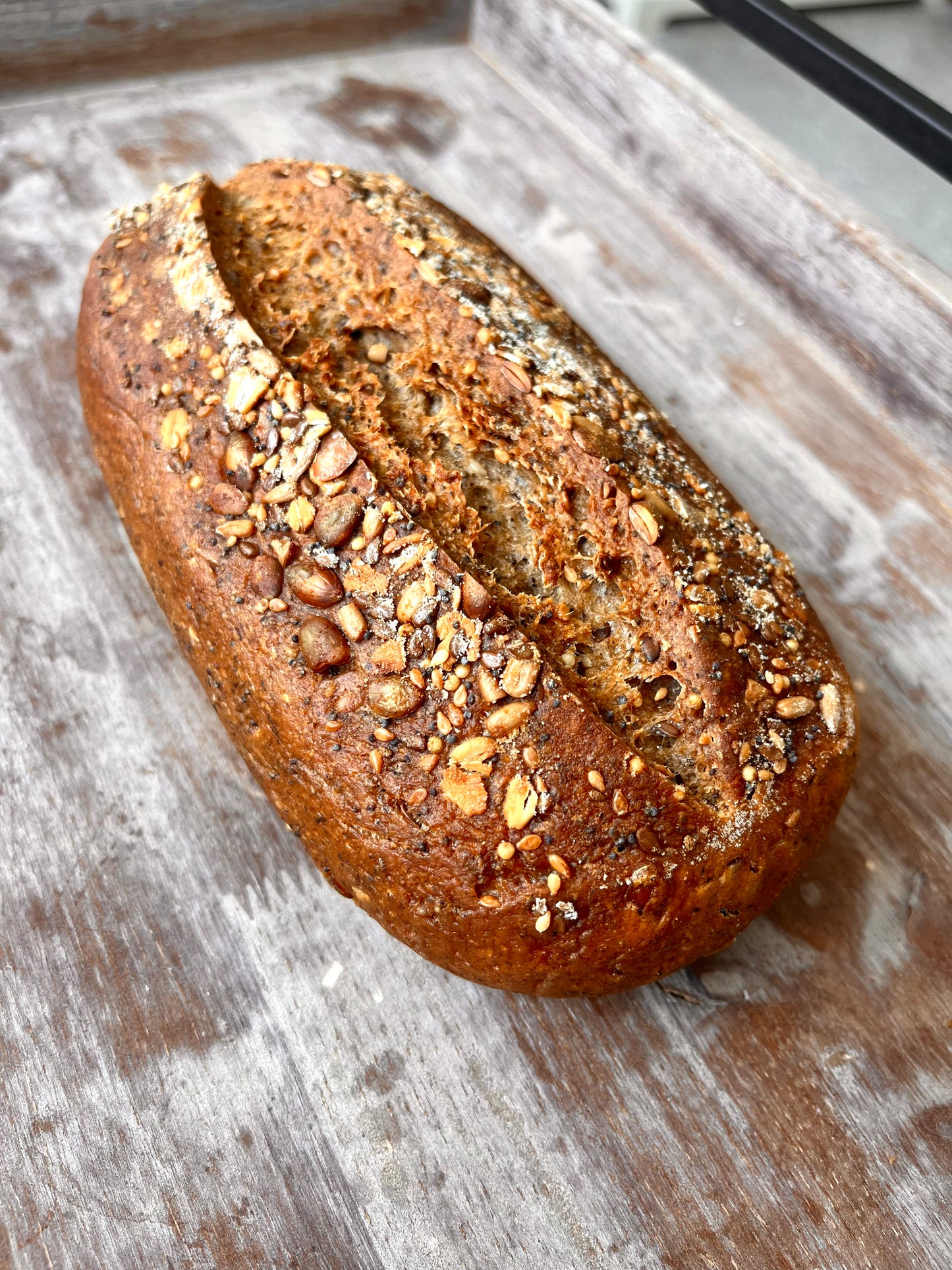 Multigrain Free Form Sourdough Bread