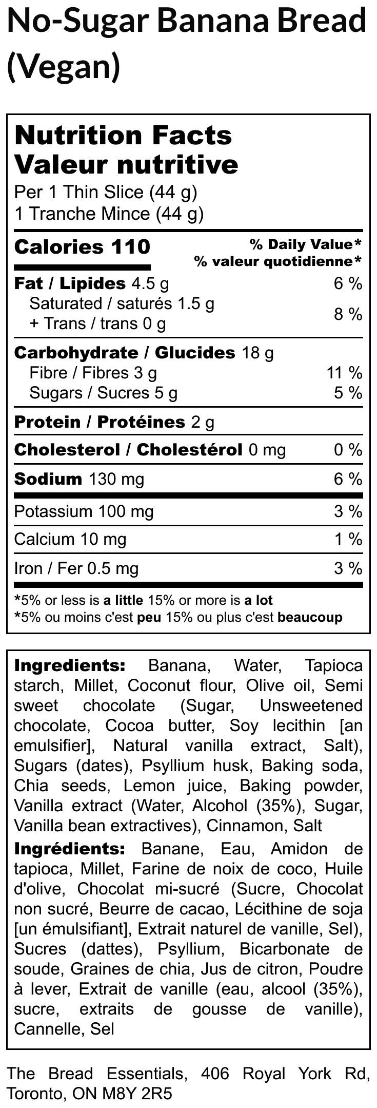 No-Sugar Banana Bread