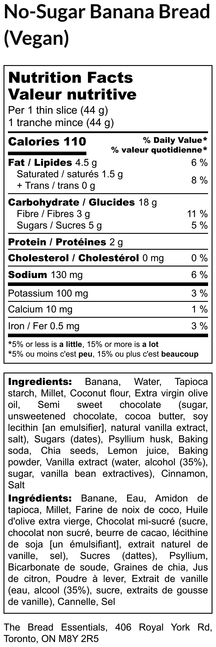 No-Sugar Banana Bread