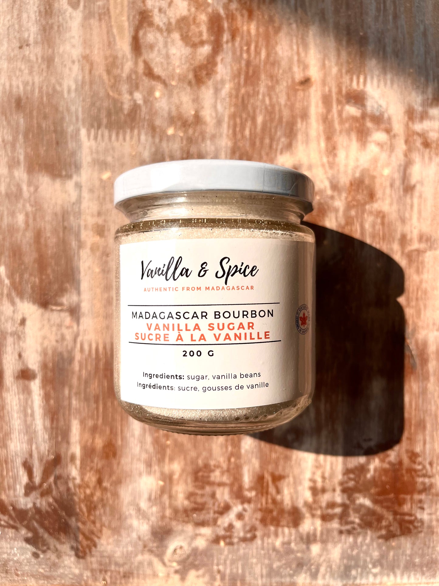 Madagascar Bourbon Vanilla Sugar By Vanilla & Spice