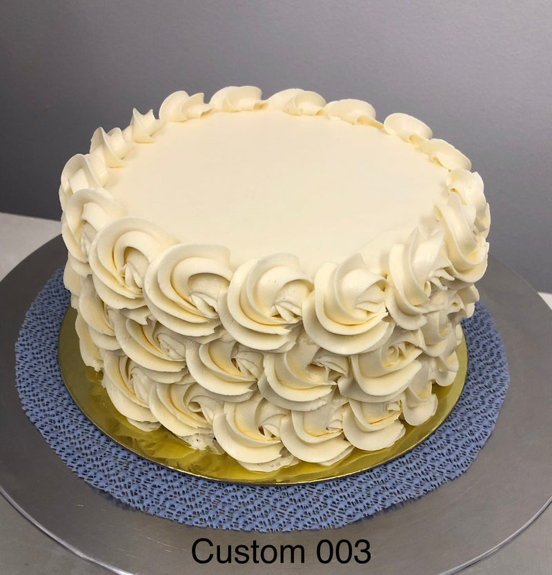 6" Custom Cake 003 - Pre-Order 72 hours In Advance (Available for Store Pick-Up Only)