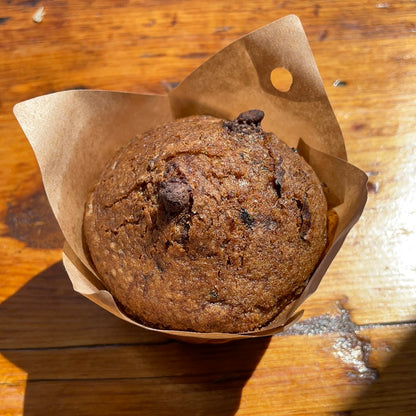 Zucchini Muffins (6) with Dark Chocolate Chips