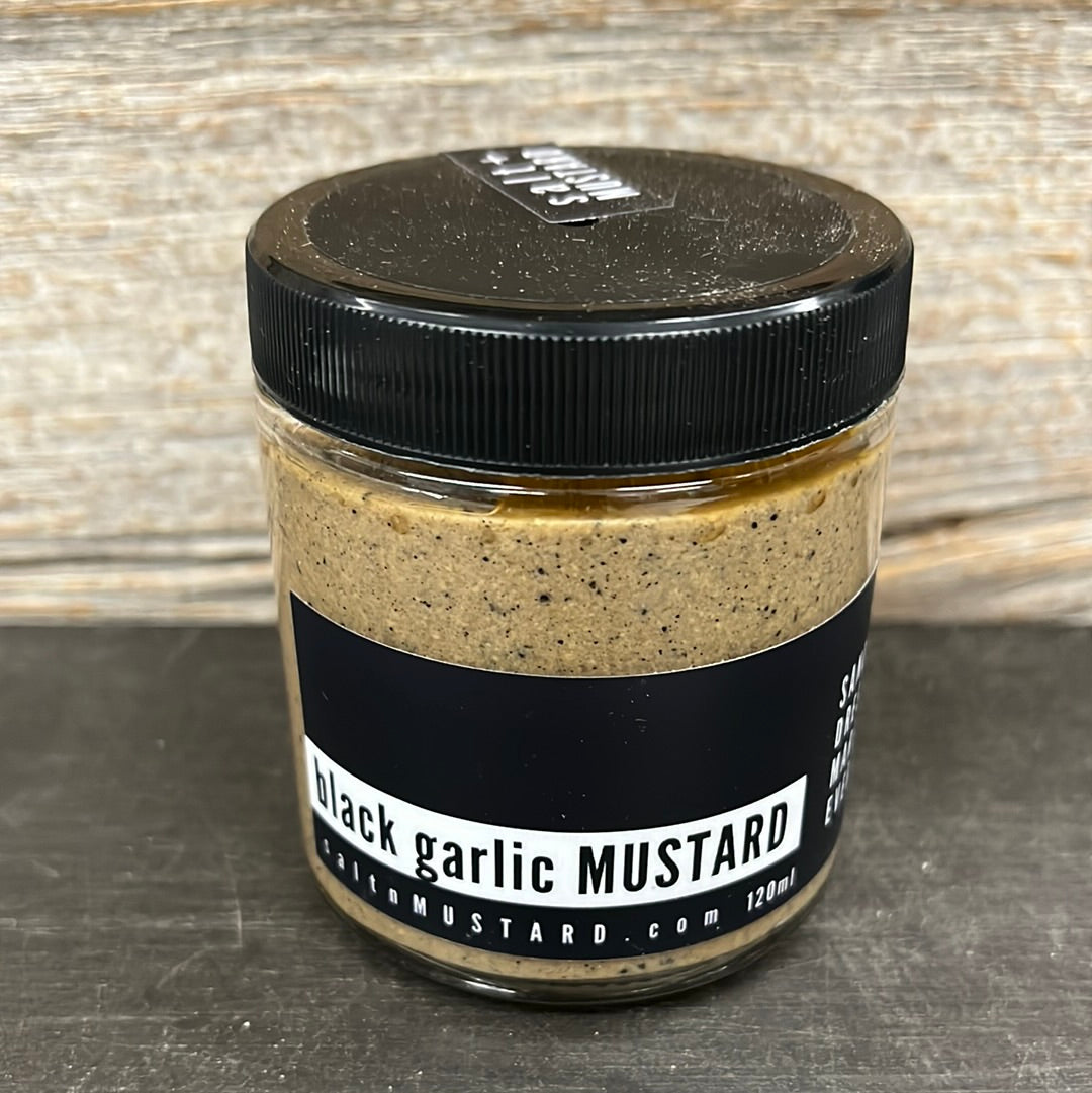 Black Garlic Mustard by Salt + Mustard