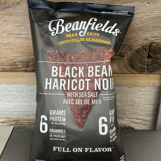 Black Bean Sea Salt Chips By Beanfields