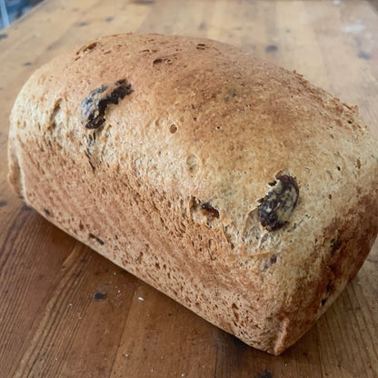 No-Rice Raisin Cinnamon Bread (2 loaves)