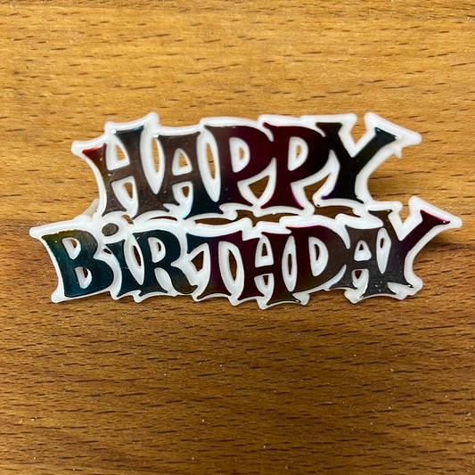 Happy Birthday Sign (Multi-Colour)