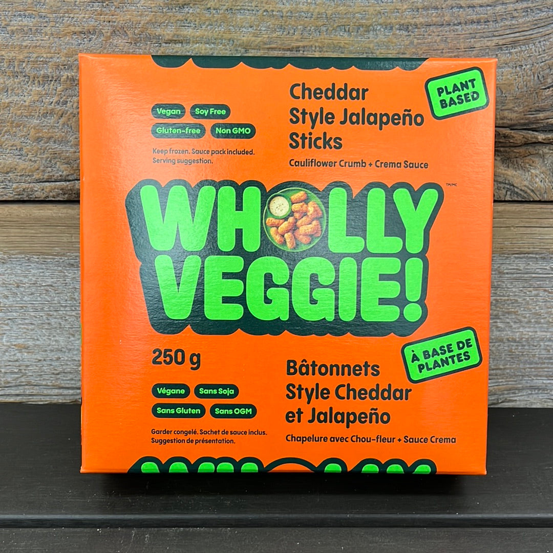 Cheddar Style Jalapēno Sticks By Wholly Veggie