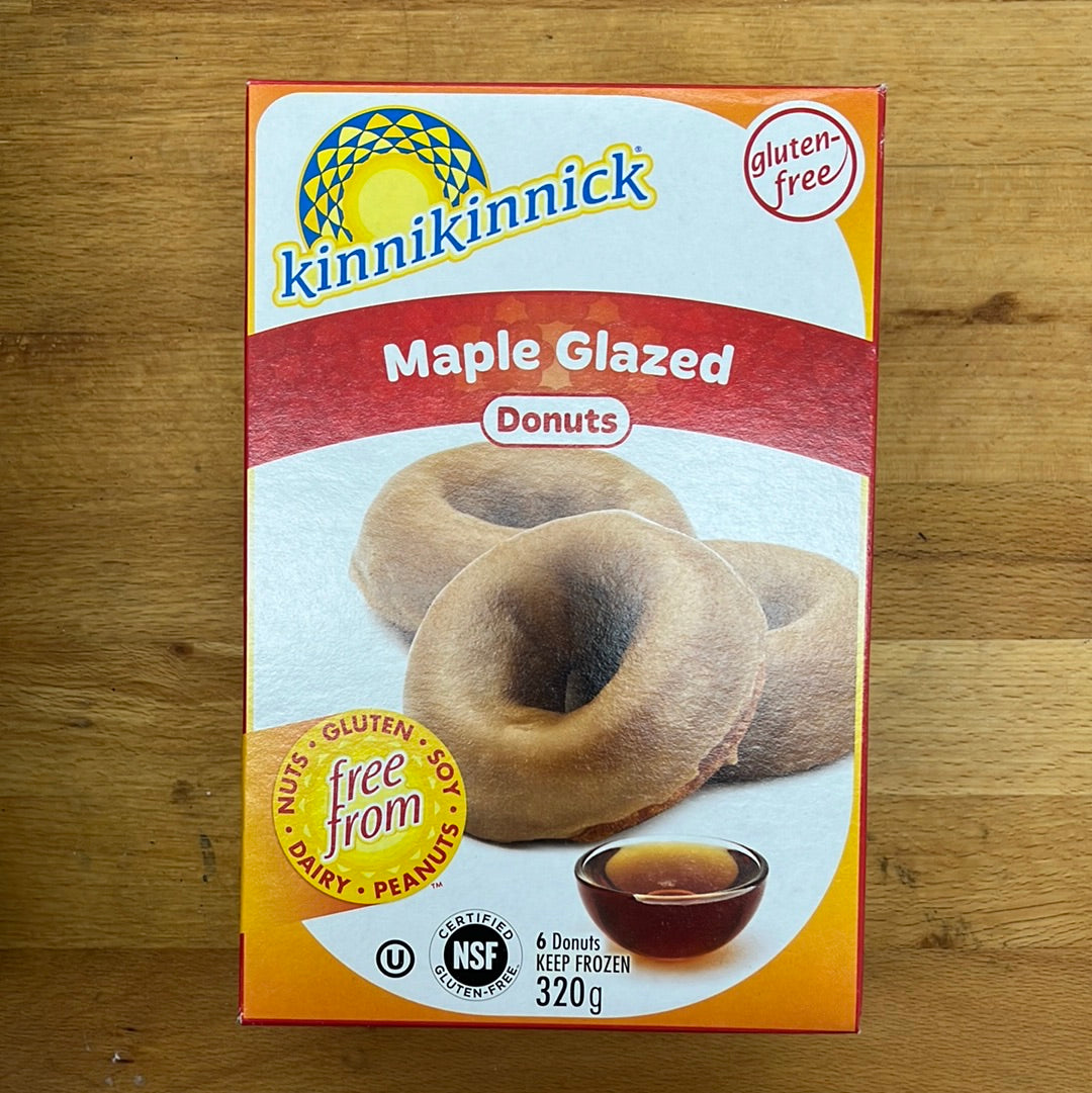 Kinnikinnick Maple Glazed Donuts