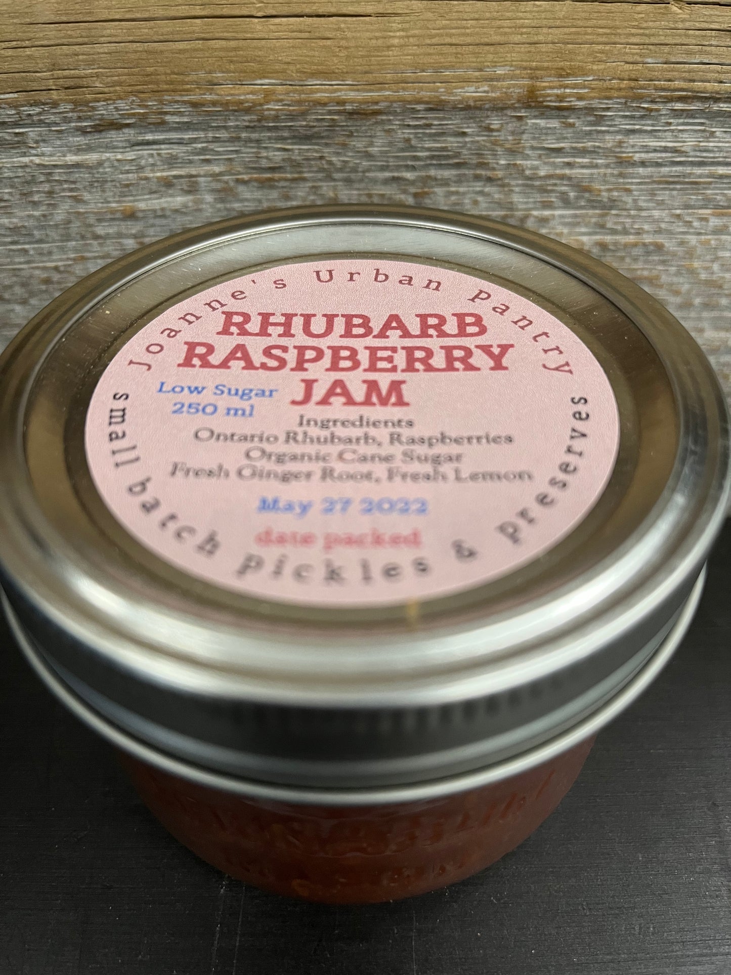 Rhubarb Raspberry Jam