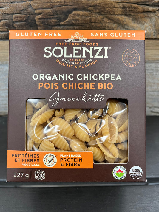 Organic Chickpea Gnocchetti from Solenzi